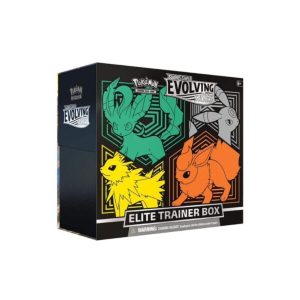 po EVOLVING SKIES – ELITE TRAINER BOX – UMBREON, FLAREON, JOLTEON AND LEAFEON