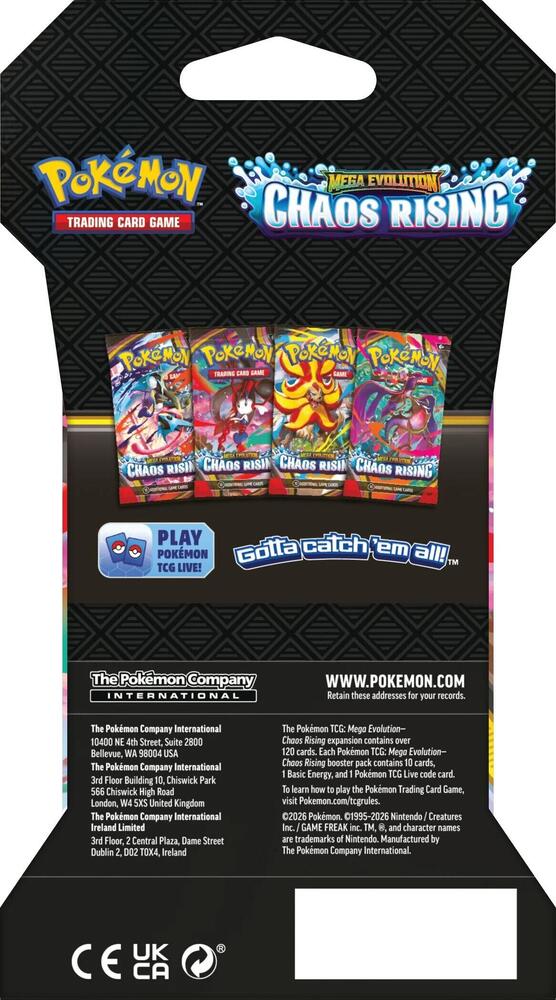 Chaos Rising Sleeved Booster Pack - ME04: Chaos Rising (CRI) 5 Chaos Rising Sleeved Booster Pack - ME04: Chaos Rising (CRI) - Image 2