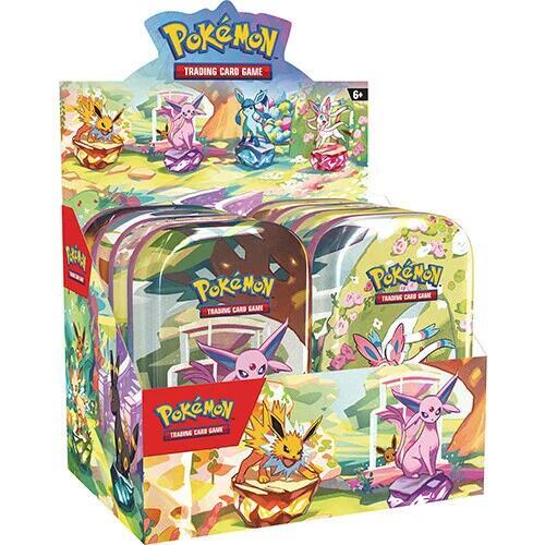 Prismatic Evolutions Mini Tin Display - SV: Prismatic Evolutions (PRE) 4 Prismatic Evolutions Mini Tin Display - SV: Prismatic Evolutions (PRE)