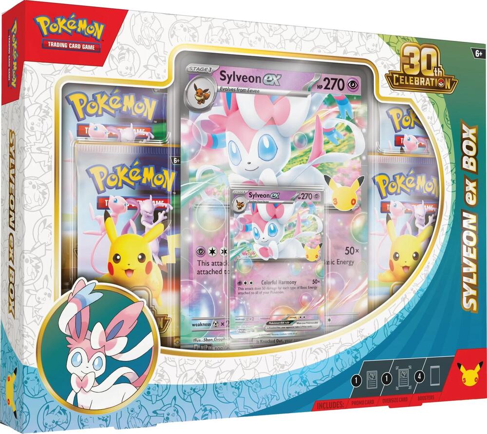 30th Celebration Sylveon ex Box - ME: 30th Celebration (30C) 4 30th Celebration Sylveon ex Box - ME: 30th Celebration (30C)