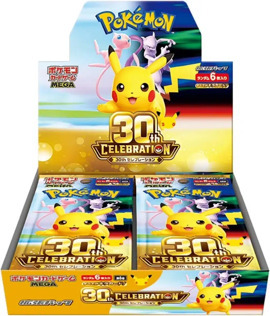 {M6A BOX} 30th CELEBRATION | Japanese Pokemon Card Booster box 4 {M6A BOX} 30th CELEBRATION | Japanese Pokemon Card Booster box